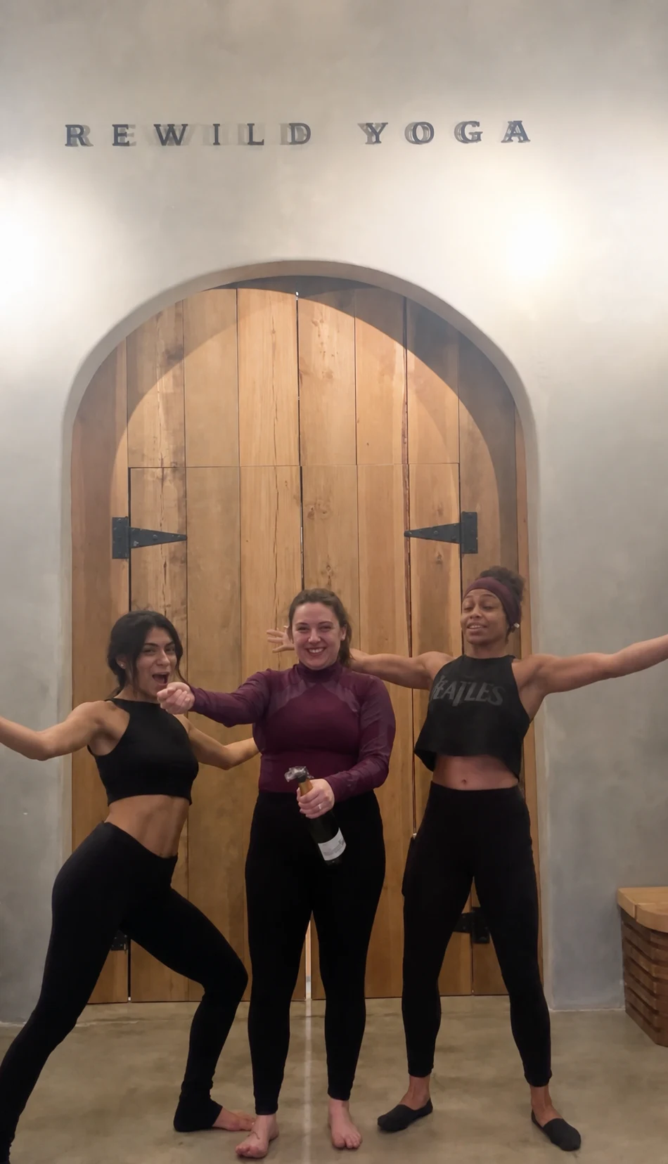 The first Be Bad Do Good yoga teacher training cohort